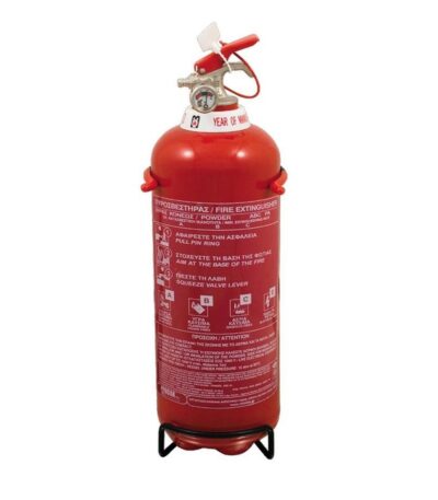 Πυροσβεστήρας 2Kg Ξηράς Σκόνης με Μεταλλική Βάση
