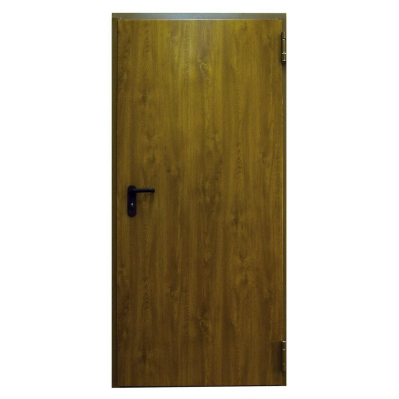 Μονόφυλλη Πόρτα 60' 1.000 x 2.050 mm με Ξύλινη Απόχρωση